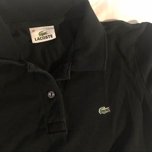 Lacoste Tops - Lacoste Black Polo Top 36 Lacoste Tops - Lacoste Black Polo Top 36